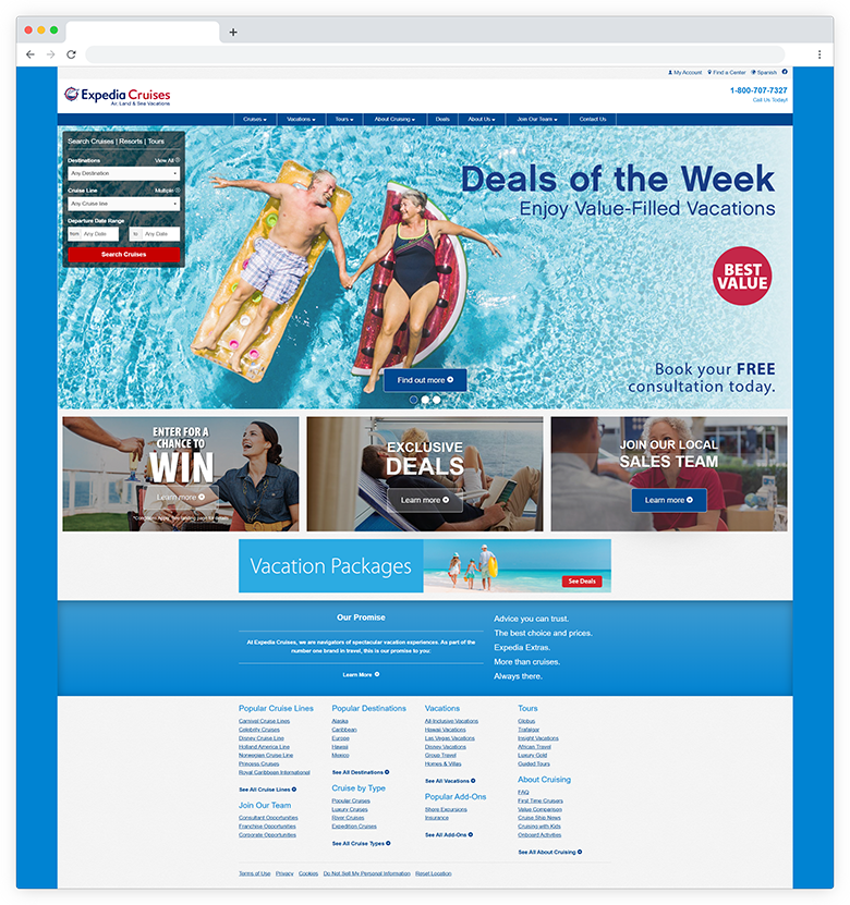 Expedia CruiseShipCenters